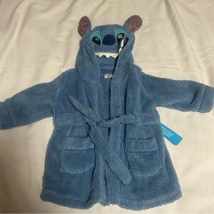 Stitch Disney Cozy Blue Kids Robe size 2
